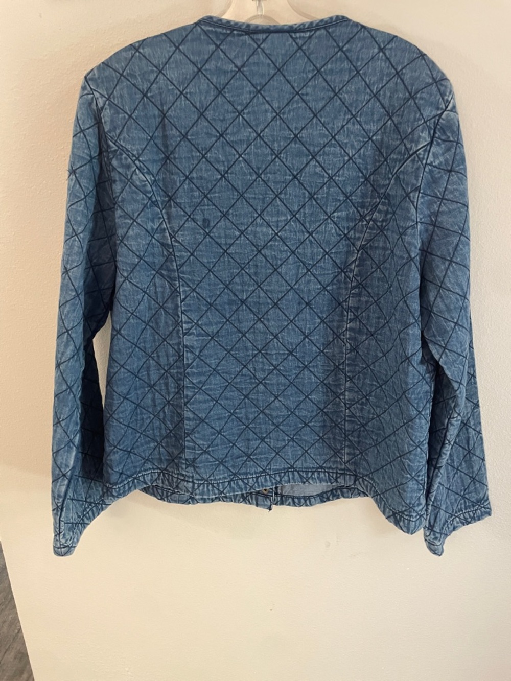 Appleseed's Quilted Denim Utility Jacket - Light Blue - Picture 3 of 3